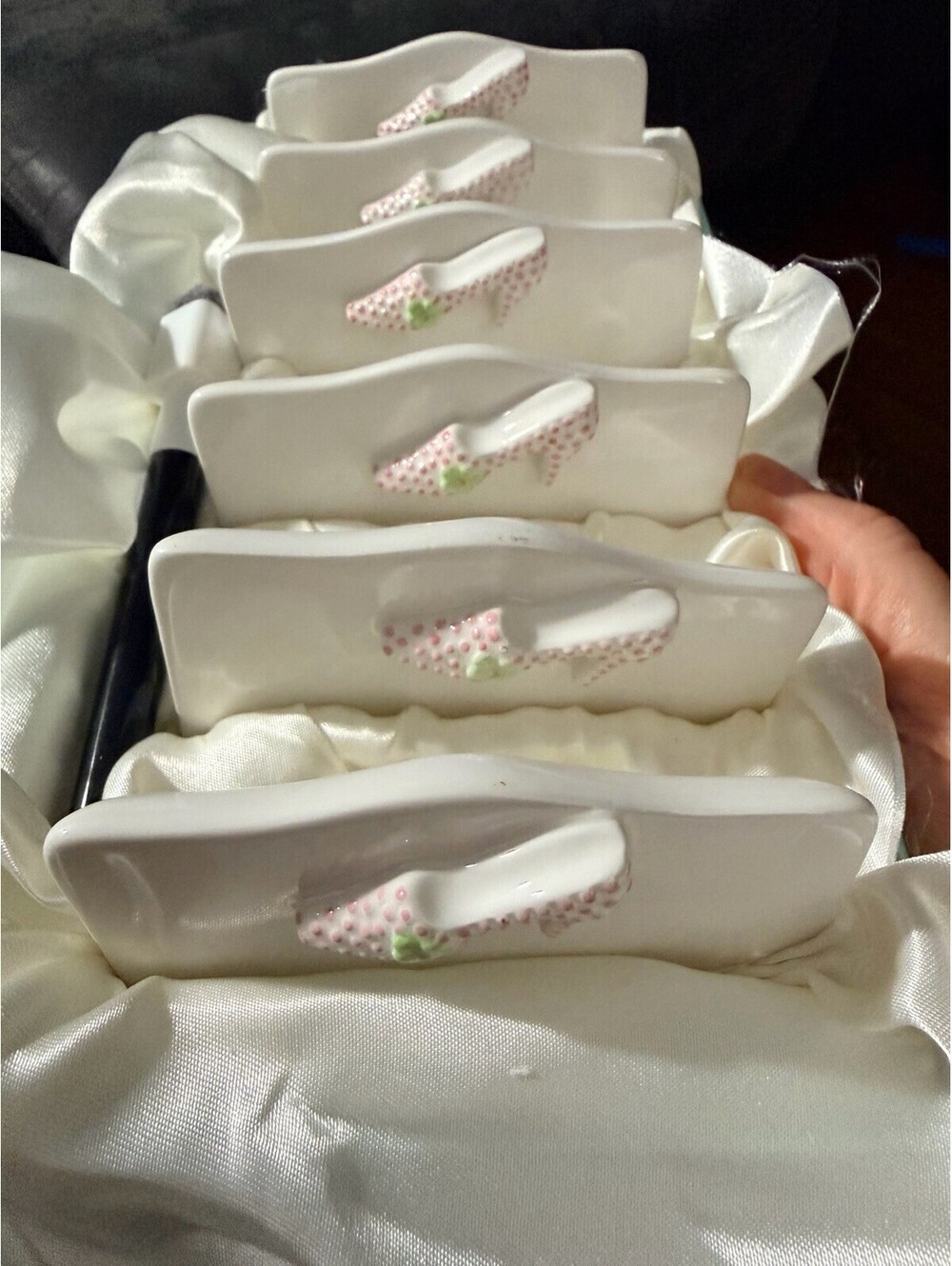 Placette Designs Kristin Lawson High Heel Place Card Holders Set of 6 Boxed